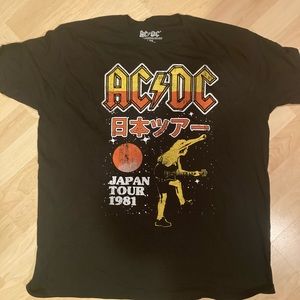 AC/DC band shirt, Japan Tour 1981 XL